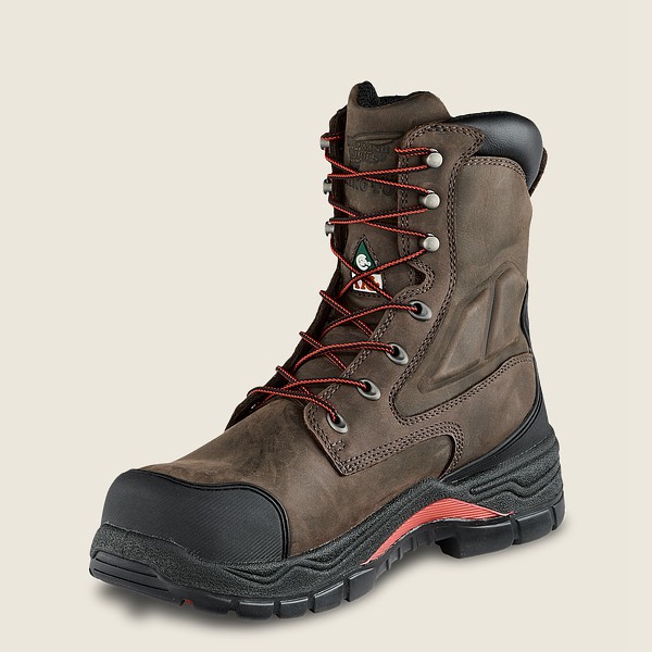 Safety Støvler Herre - Red Wing King Toe® Adc - 8-Inch Insulated Waterproof Csa Toe - Mørkegrå - OYV